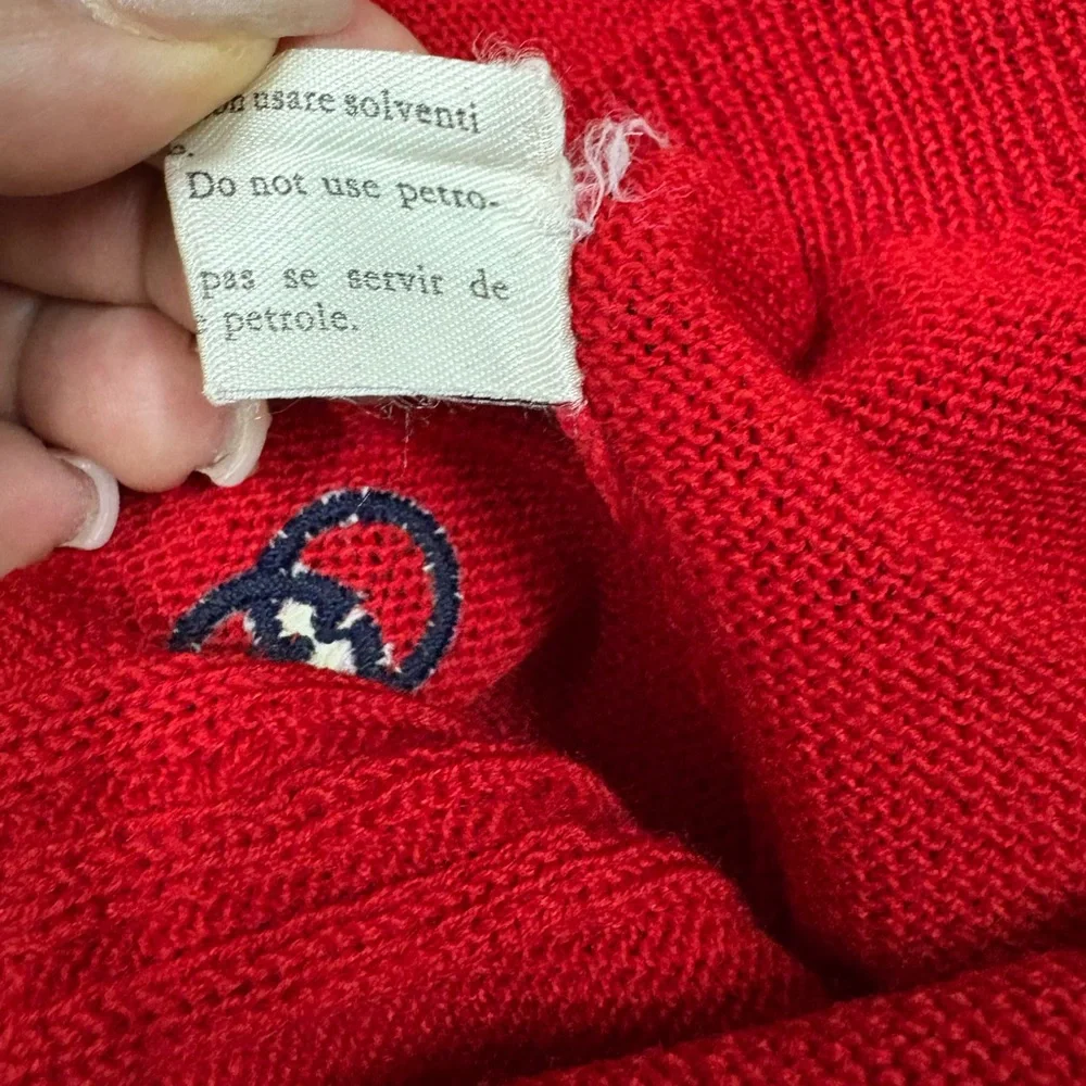 Gucci V-Neck Red Sweater Vest
